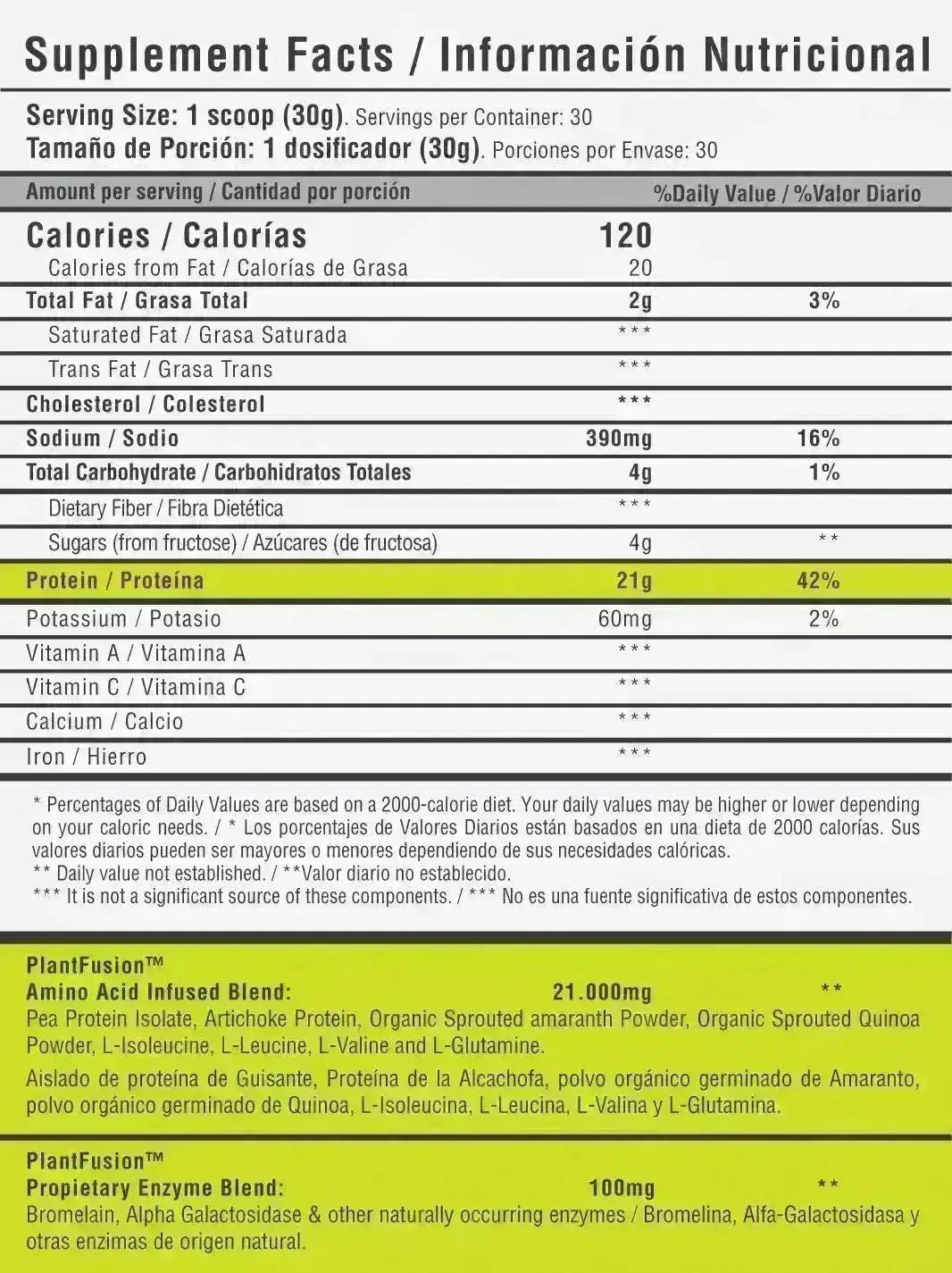 Vegan Protein Healthy Sports - Zona FIT