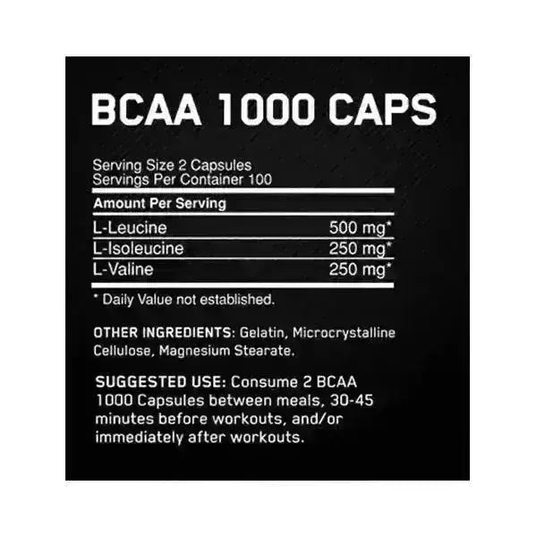 2X1 BCAA 1000 · 60 caps Optimum Nutrition - Zona FIT