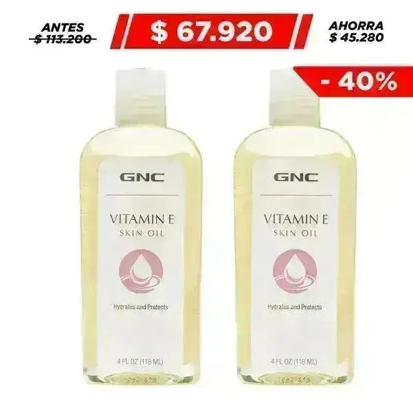 2 Unid. Vitamin E Skin Oil · 118 ML - Zona FIT