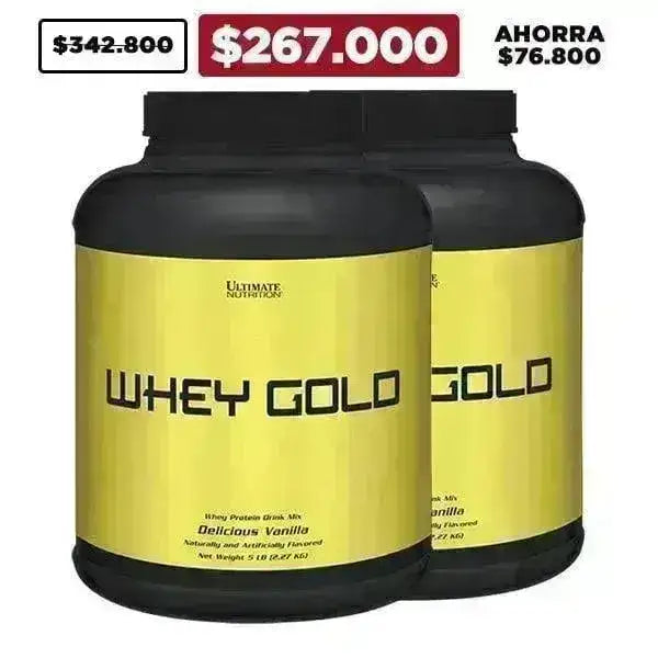 Oferta Whey Gold · 5 lb Ultimate Nutrition - Zona FIT