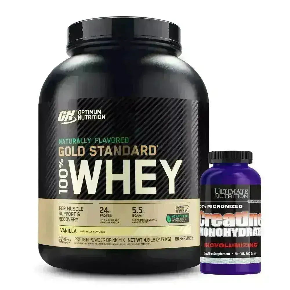 Gold Standard Naturally 4.8 lb + Creatine 60 serv - Zona FIT