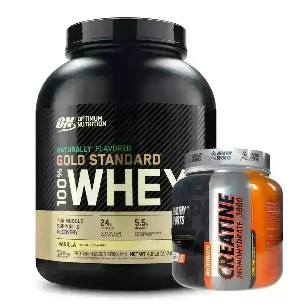 Gold Standard Naturally 4.8 lb + Creatine Monohydrate 300 gr - Zona FIT