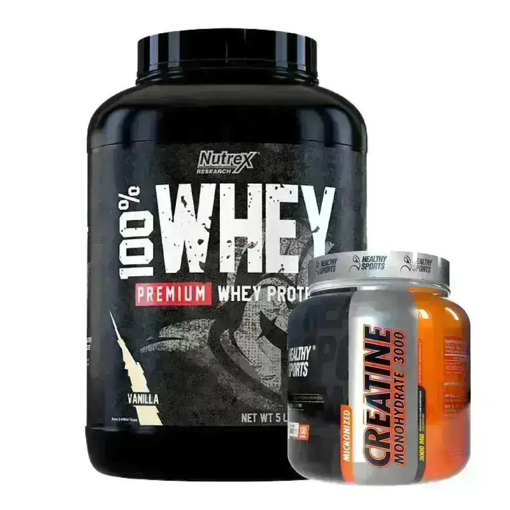 100% Whey Premium 5 lb + Creatine Monohydrate 300 gr - Zona FIT