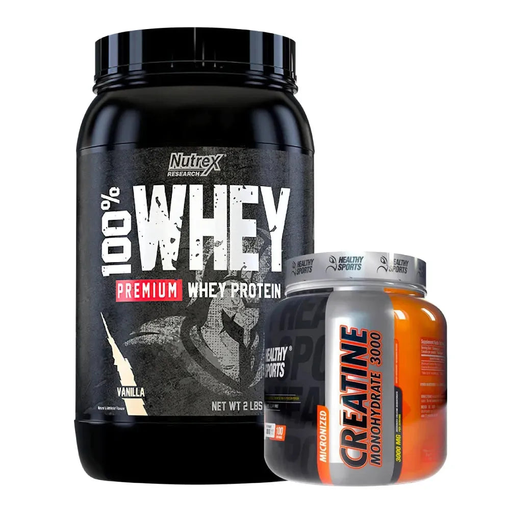 100% Whey Premium 2 lb + Creatine Monohydrate 300 gr - Zona FIT