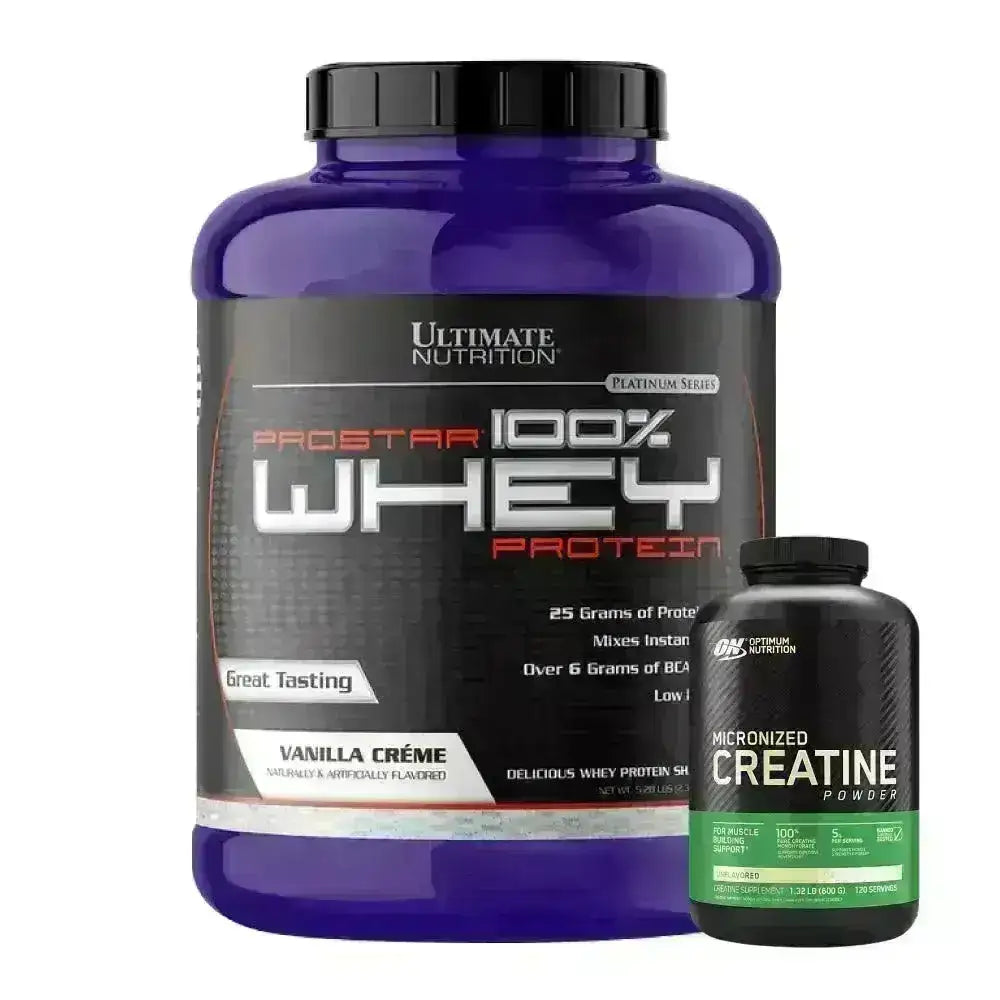 Prostar Whey 5 lb + Creatine ON 600 gr - Zona FIT