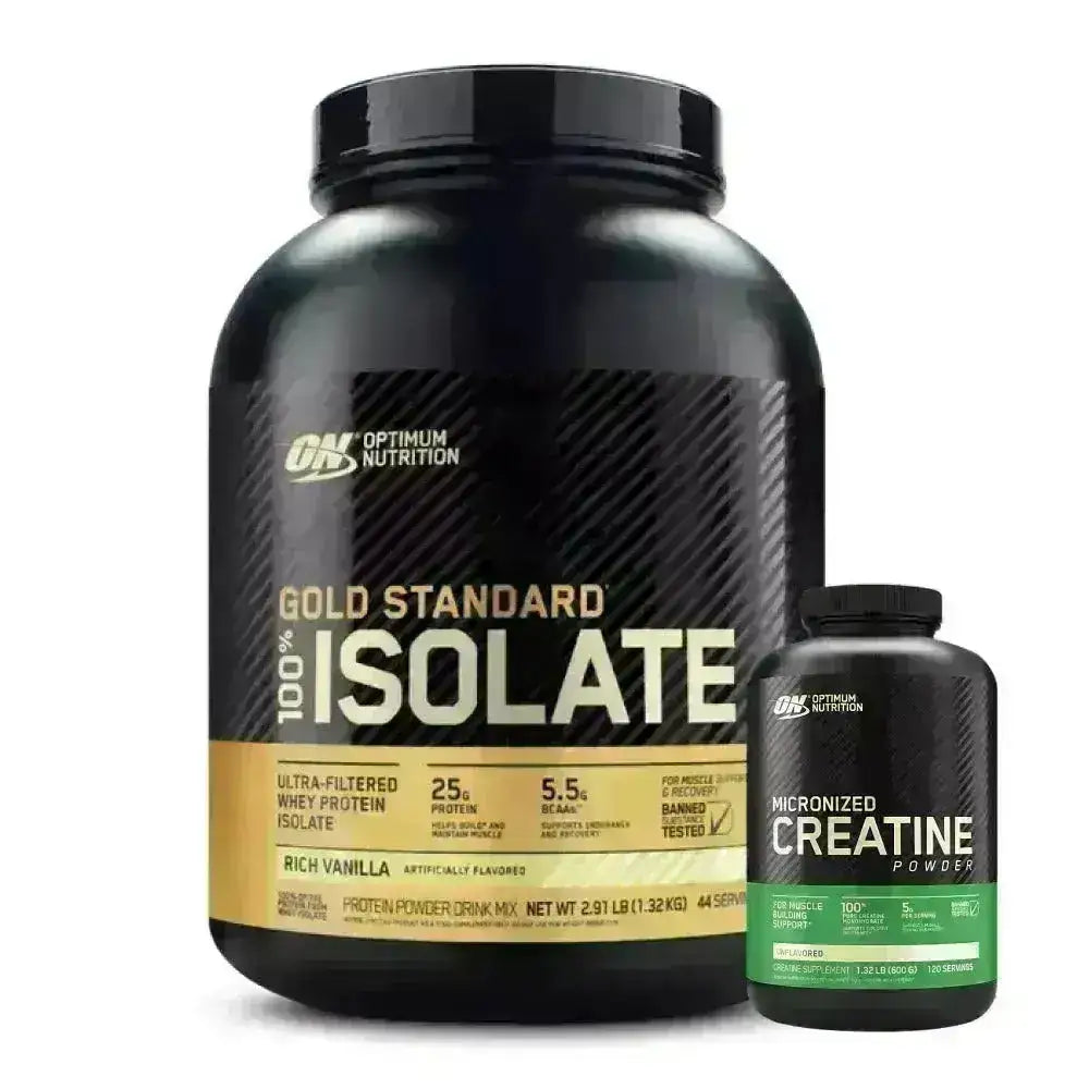 Gold Standard Isolate 3 lb + Creatine ON 600 gr - Zona FIT