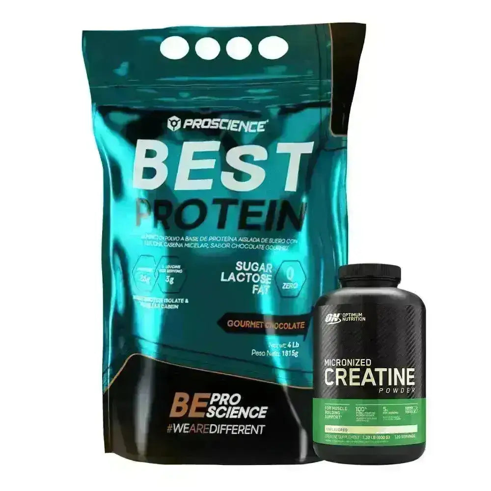 Best Protein 4 lb + Creatine ON 600 gr - Zona FIT