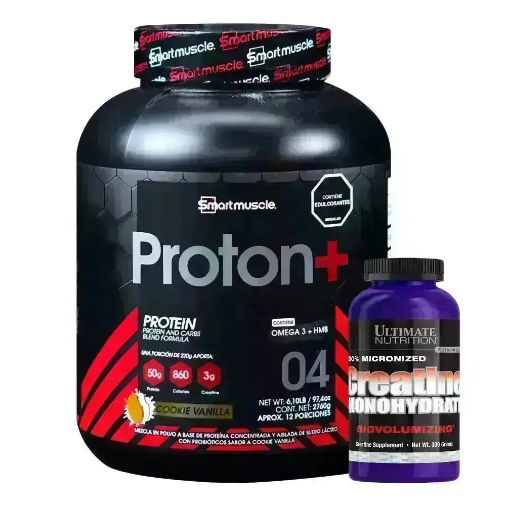 Proton + Gainer 6 lb + Creatine Monohydrate 300 gr - Zona FIT