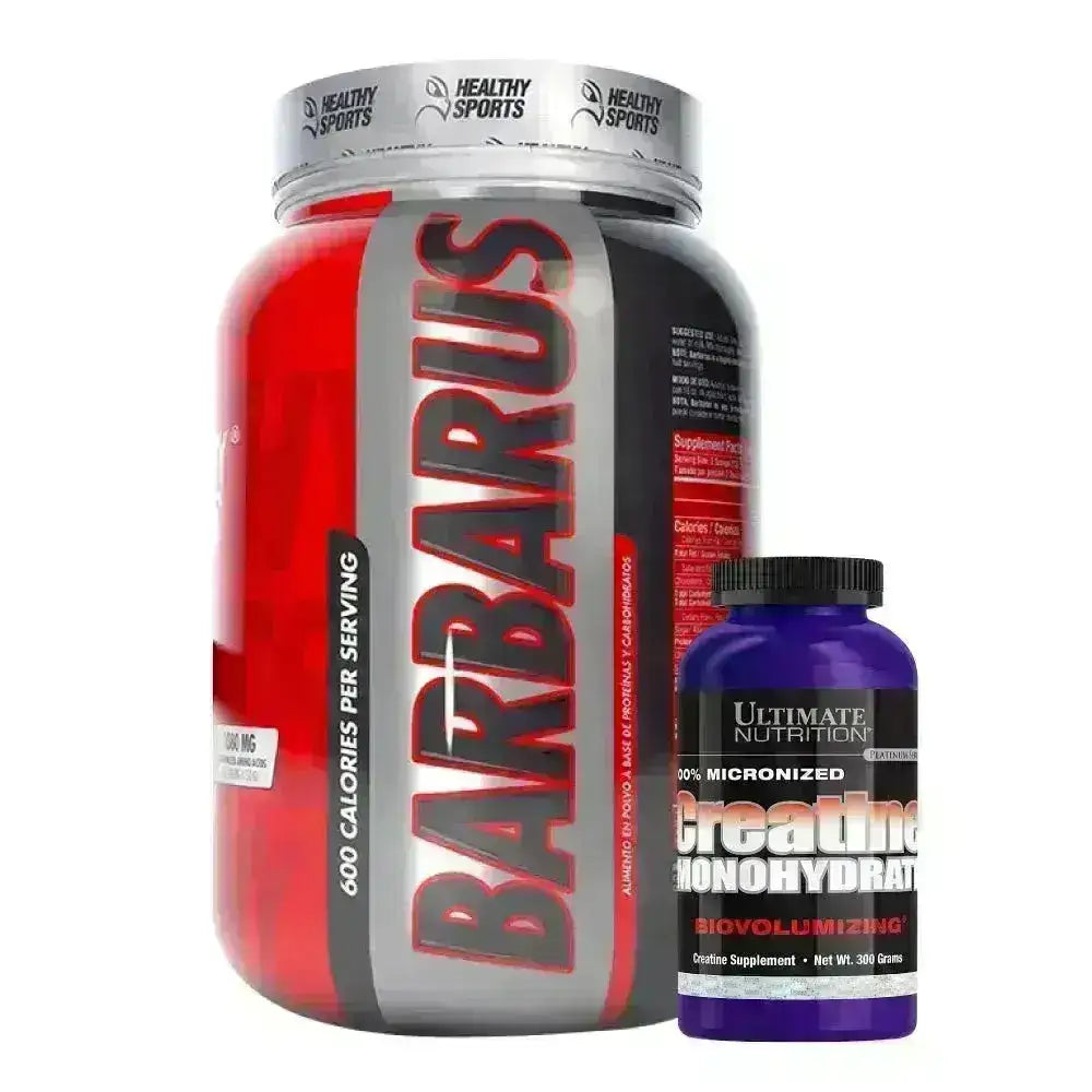 Barbarus 6 Servicios + Creatine Monohydrate 300 gr - Zona FIT