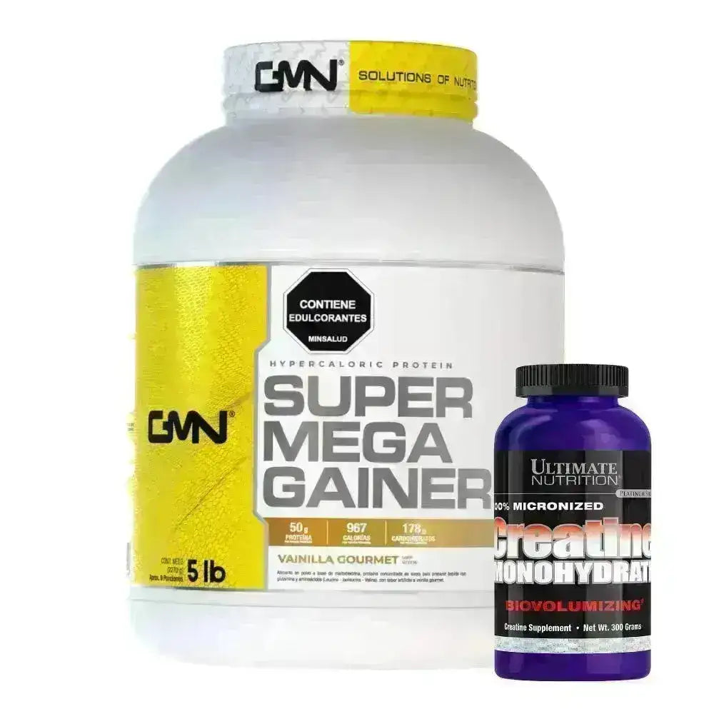 Super Mega Gainer 5 lb + Creatine Monohydrate 300 gr - Zona FIT
