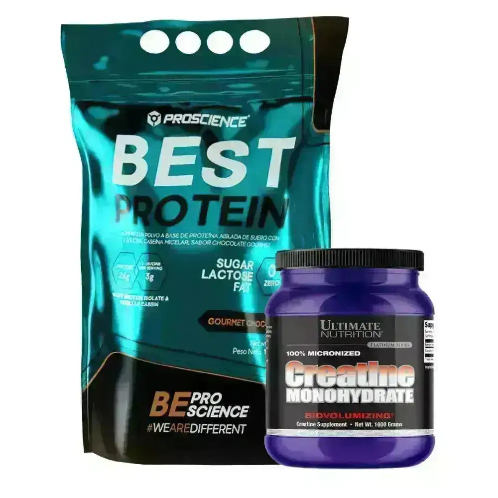 Best Protein 4 lb + Creatine Ultimate 1000 gr - Zona FIT
