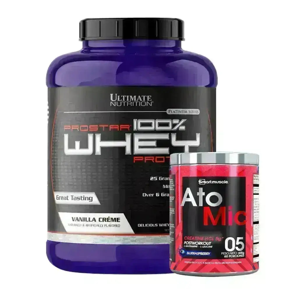 Prostar Whey 5 lb + Atomic 60 serv - Zona FIT