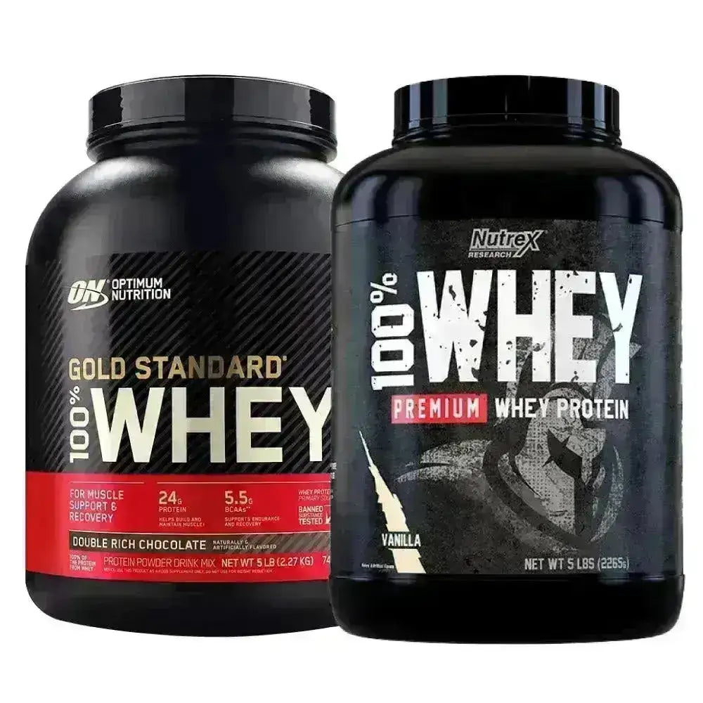 Gold Standard 5 lb + 100% Whey Premium 5 lb - Zona FIT