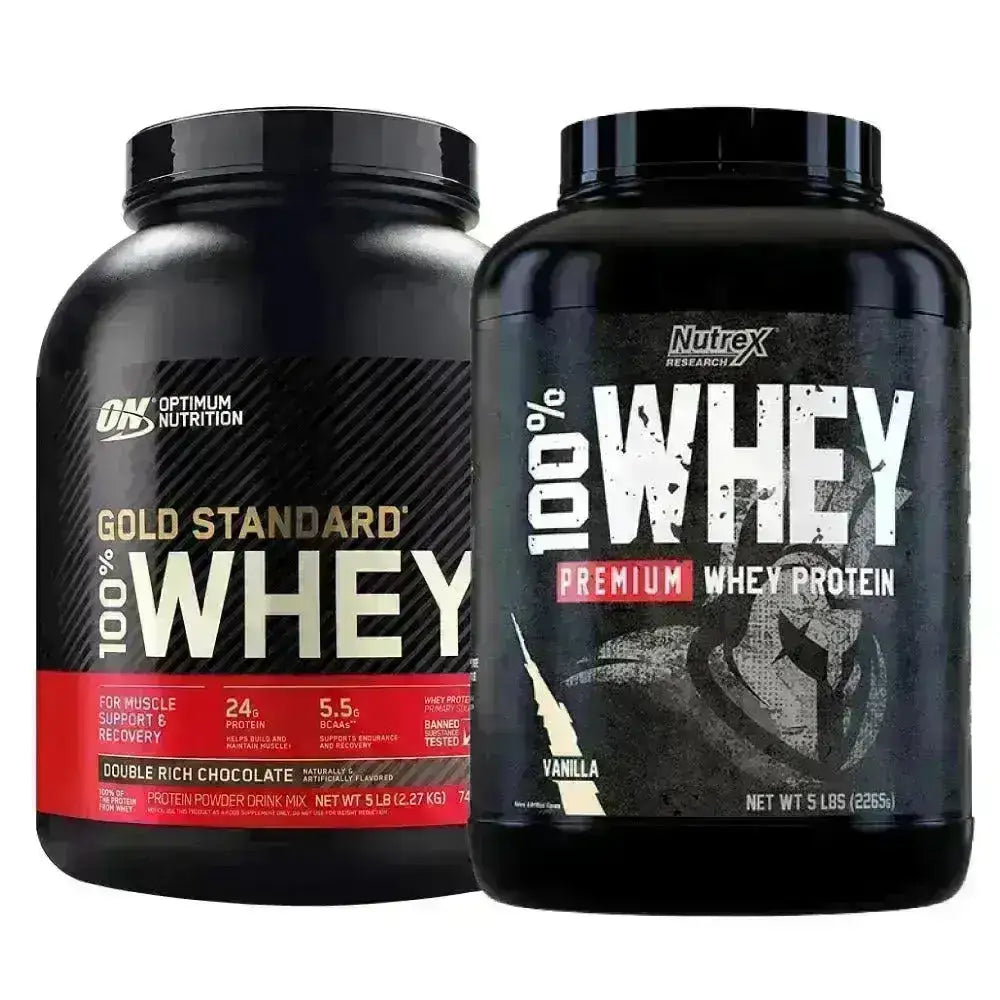 Gold Standard 5 lb + 100% Whey Premium 5 lb - Zona FIT