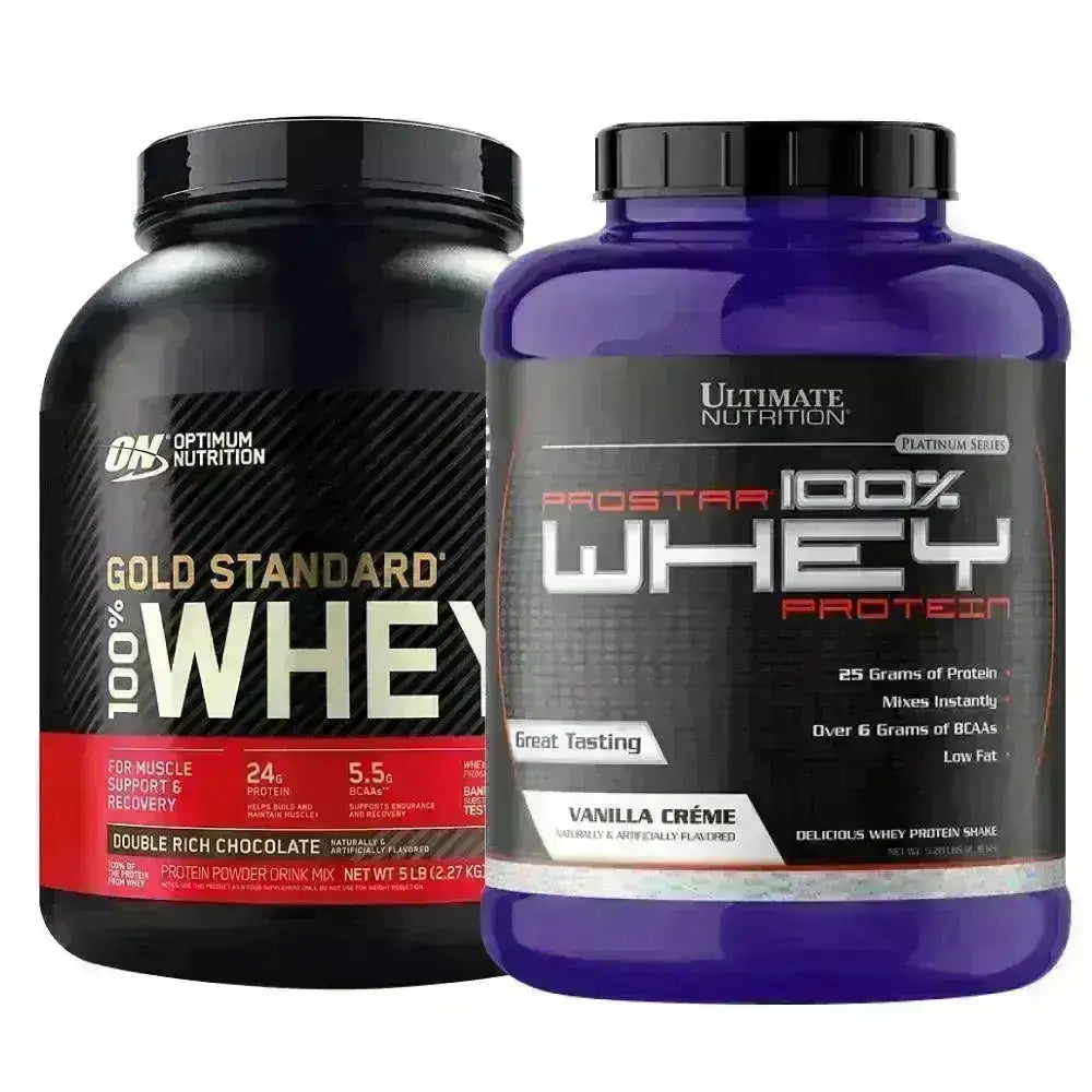 Gold Standard 5 lb + Prostar Whey 5 lb - Zona FIT