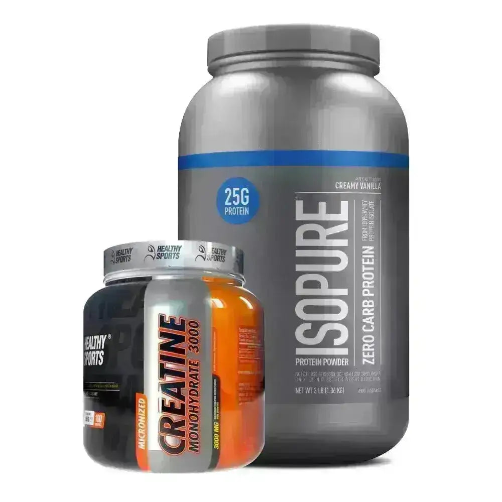 Isopure Zero Carb 3 lb + Creatine Healthy 300 gr - Zona FIT
