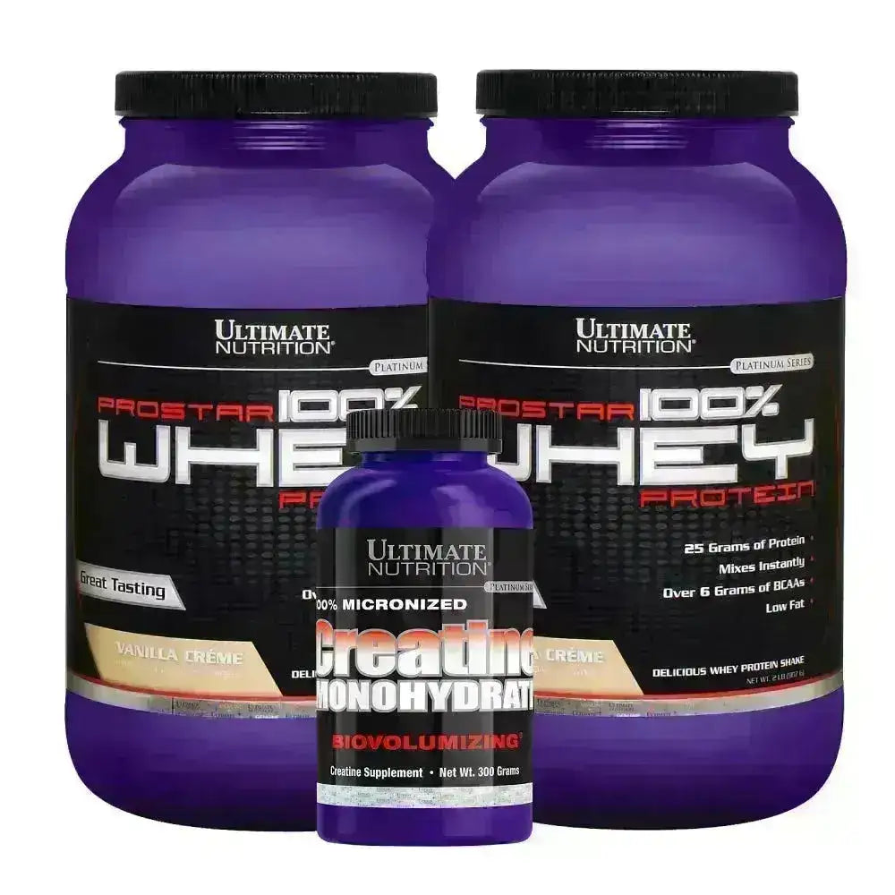 2 unid Prostar Whey 2 lb + Creatine Ultimate 300 gr - Zona FIT