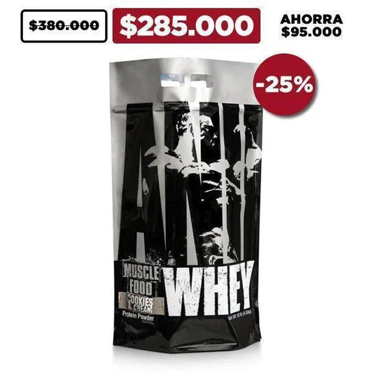 25% Animal Whey · 10 lb Universal - Zona FIT