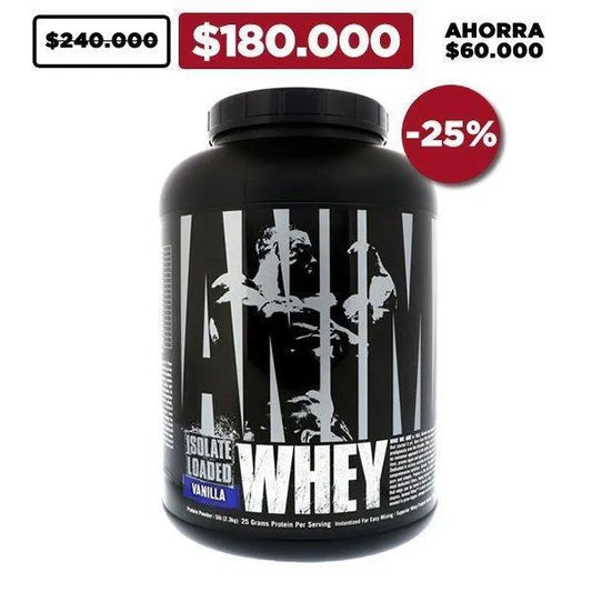 25% Animal Whey · 5 lb Universal - Zona FIT