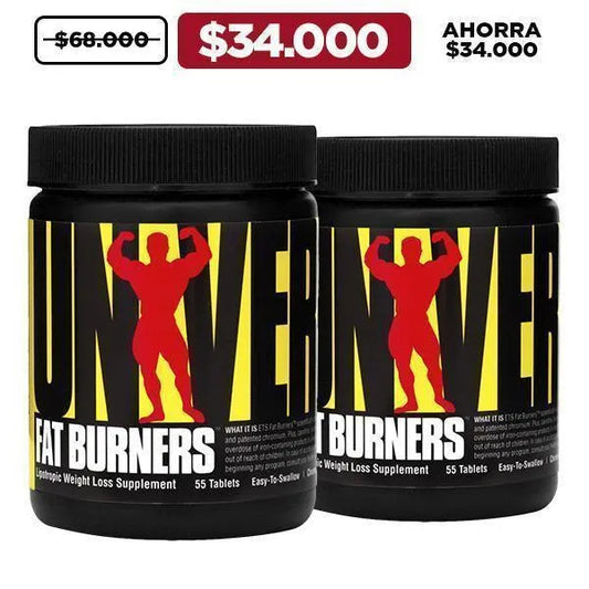 2 X 1 Fat Burners 55 tabs Universal - Zona FIT