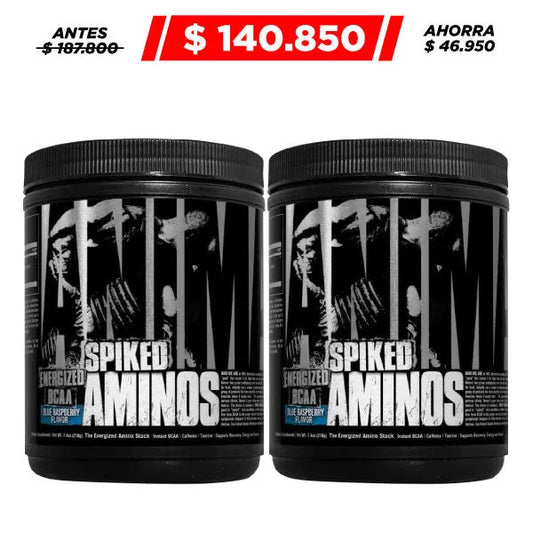 2 Unid. Animal Spiked Aminos 210 gr - Zona FIT