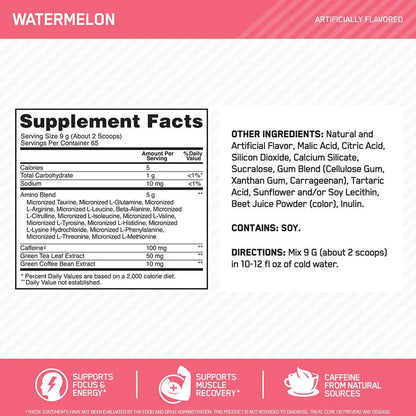 Amino Energy Optimum Nutrition