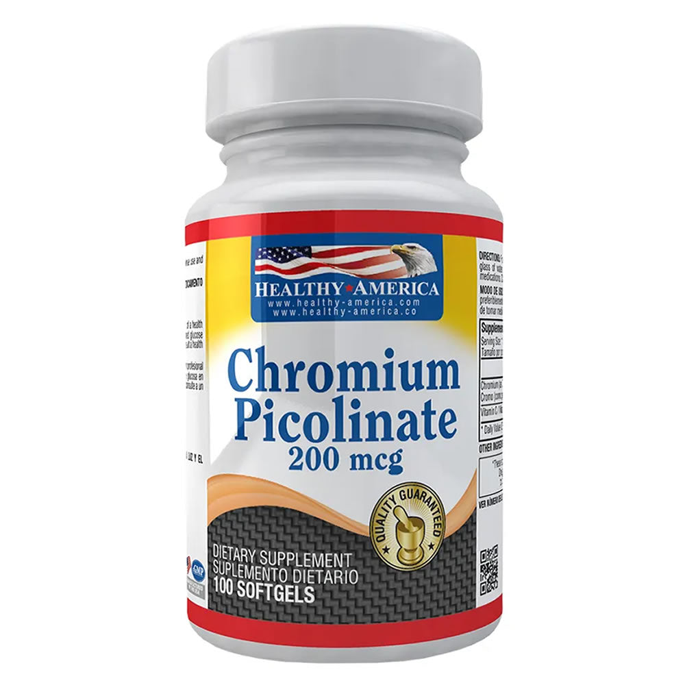 Chromium Picolinate Healthy America - Zona FIT