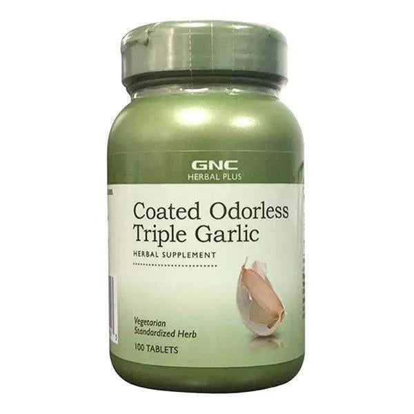 Coated Odorless Triple Garlic GNC - Zona FIT