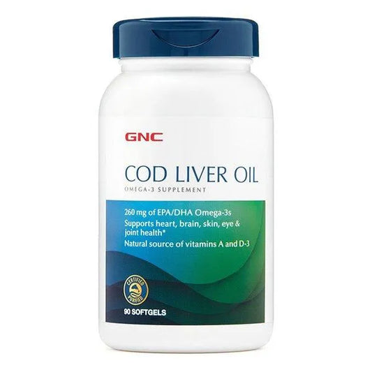 Cod Liver Oil GNC - Zona FIT