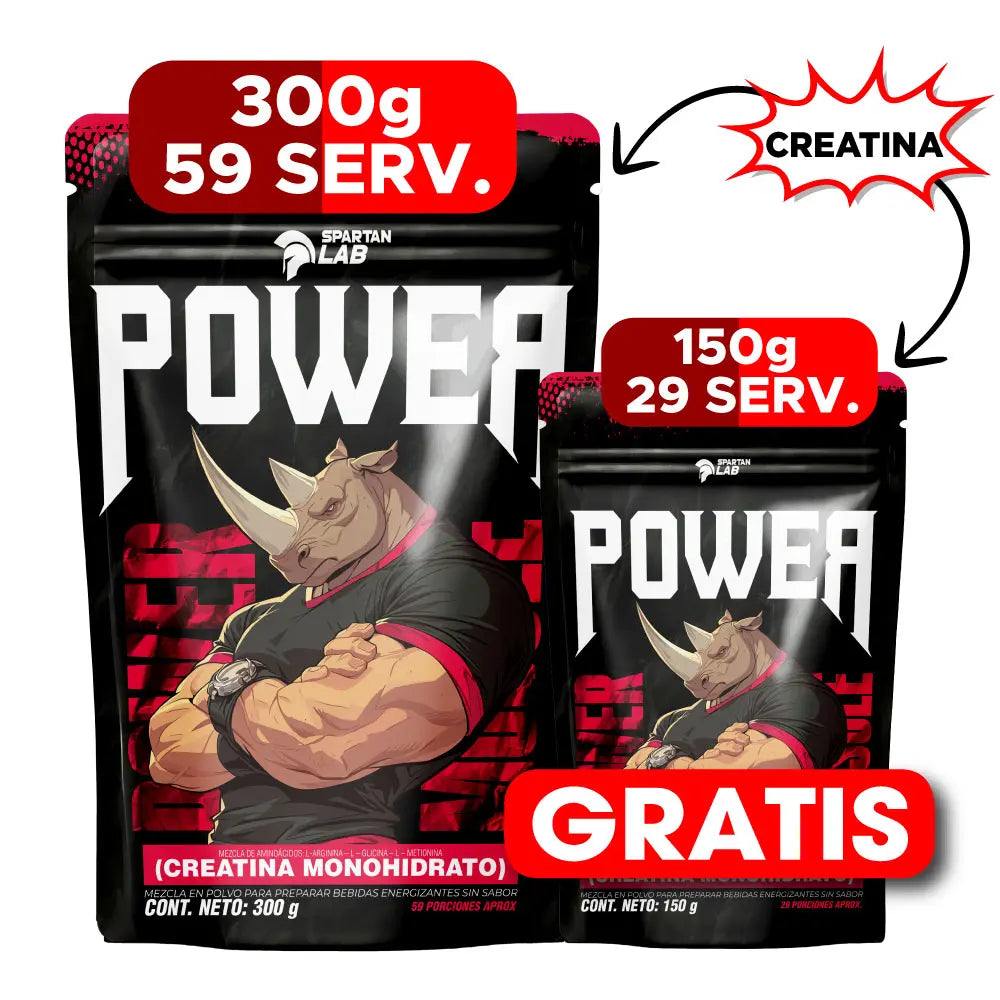 Creatina Power 300 g + Creatina Power 150 g (gratis)
