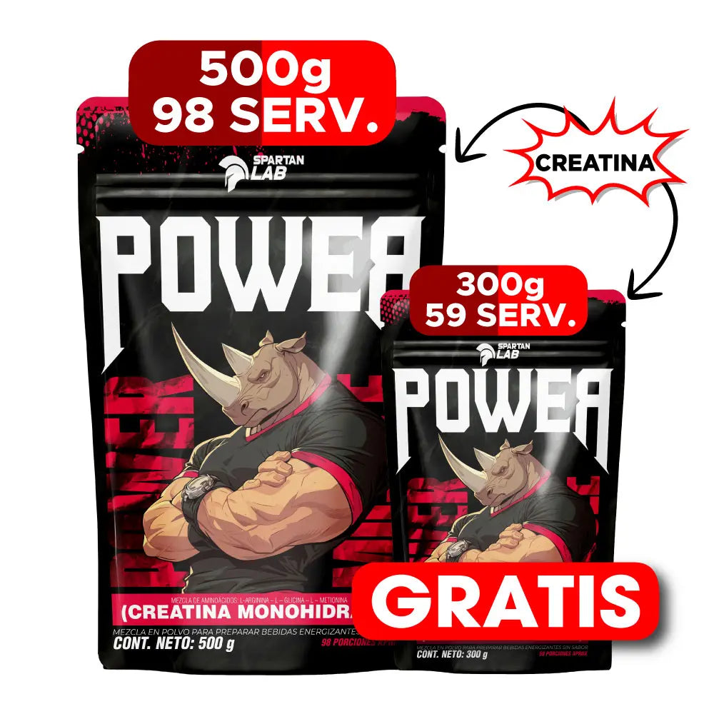 Creatina Power 500 g + Creatina Power 300 g (gratis)