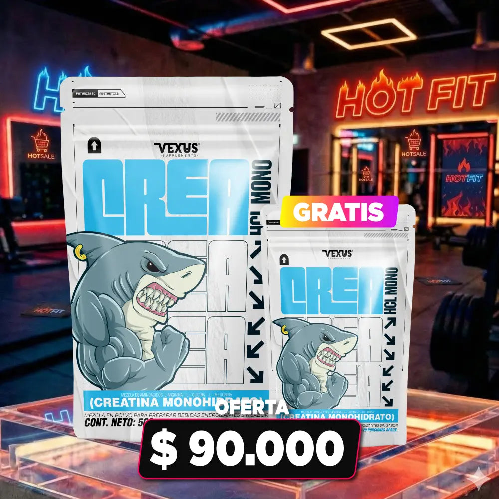 Creatina Vexus 500 g + Creatina Vexus 150 g (gratis)