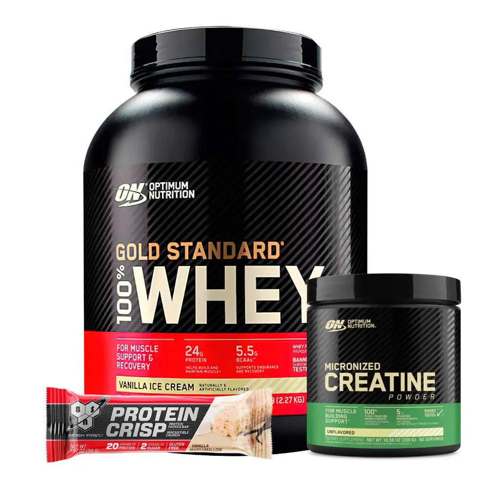 Gold Standard 5 LB + Creatina Optimum 60 Serv