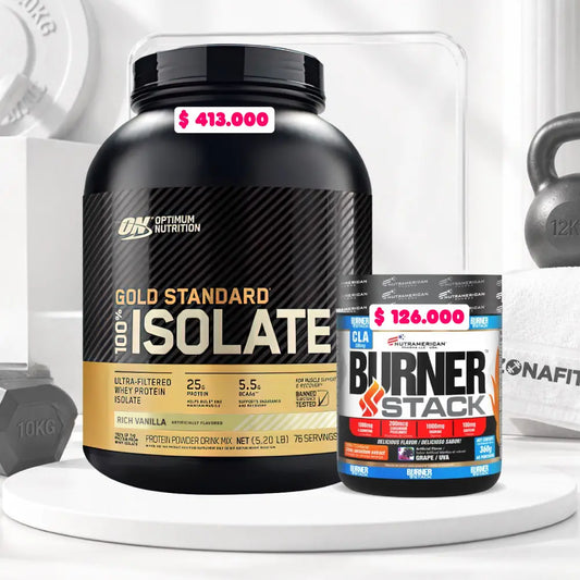 Gold Standard Isolate 5 LB + Burner Stack 60 Serv
