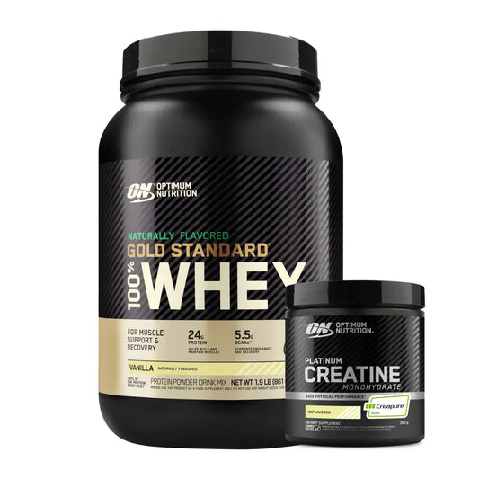 Gold Standard Naturally Flavored 1.9 LB + Platinum Creatine Optimum 100 Serv