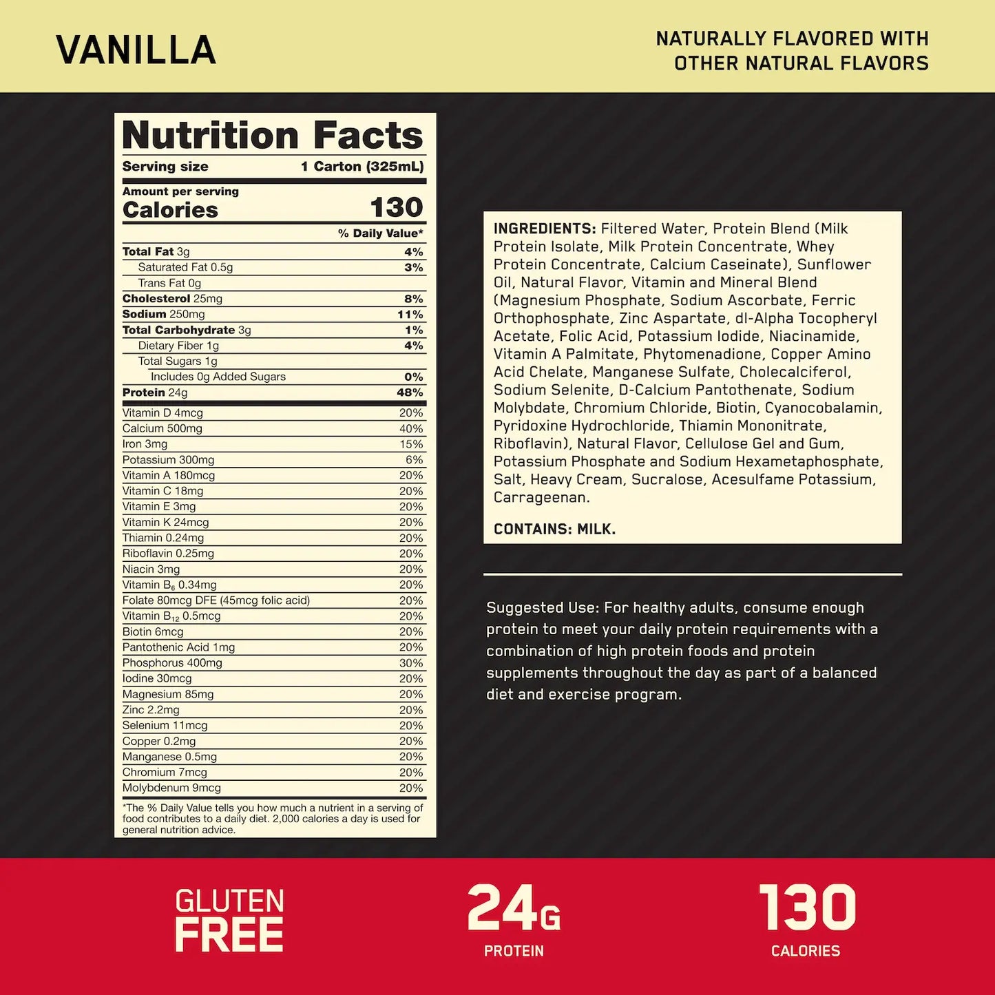 Gold Standard Protein Shake