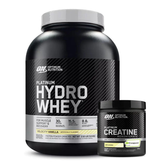 Platinum Hydrowhey 3.5 lb + Platinum Creatine Optimum 100 Serv