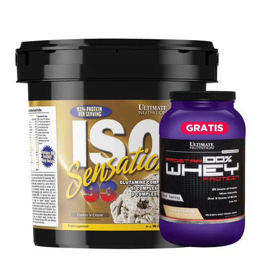 ISO Sensation 5 LB + Prostar Whey 2 LB (gratis)
