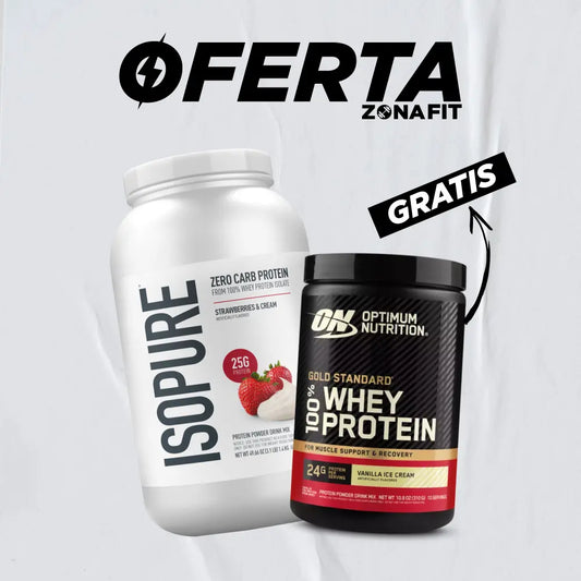 Isopure 3 LB + Gold Standard 10 Serv (gratis)