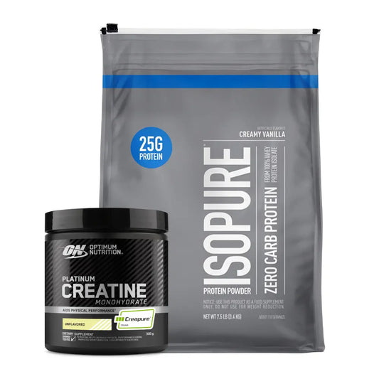 Isopure 7,5 LB + Platinum Creatine Optimum 100 Serv