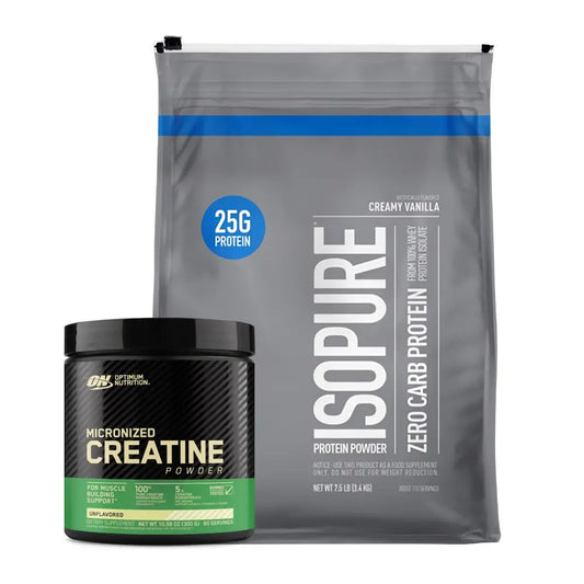 Isopure 7,5 LB + Creatine Optimum 60 Serv