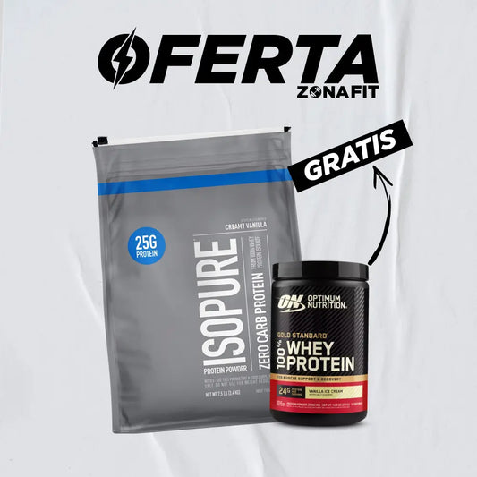 Isopure 7,5 LB + Gold Standard 10 servicios (gratis)