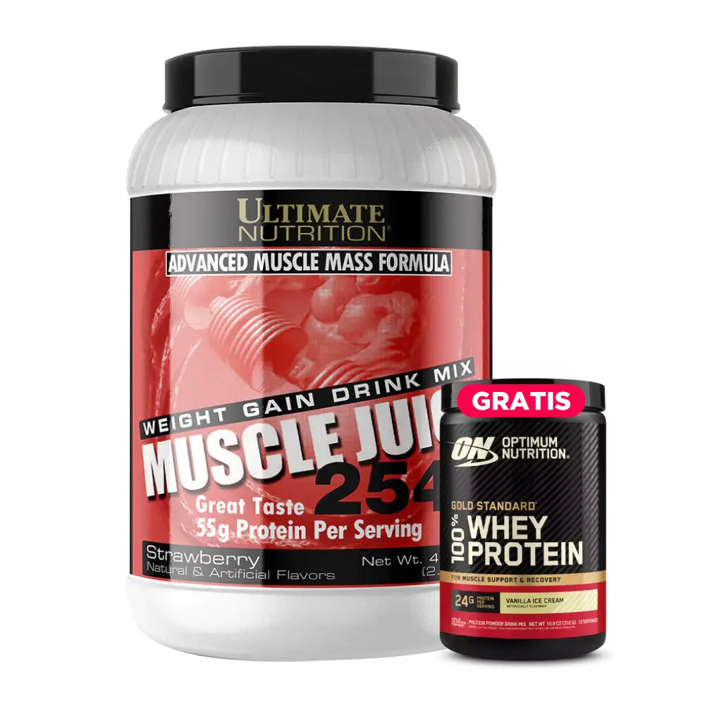 Muscle Juice 4,96 LB + Gold Standard 10 Serv (gratis)
