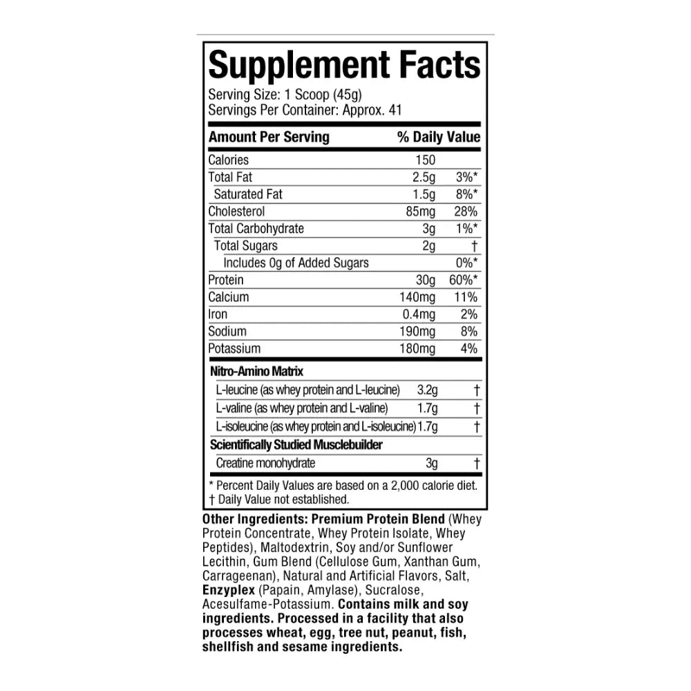 Nitrotech Whey Protein Muscletech