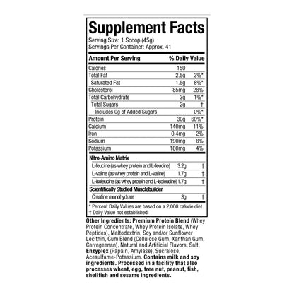 Nitrotech Whey Protein Muscletech