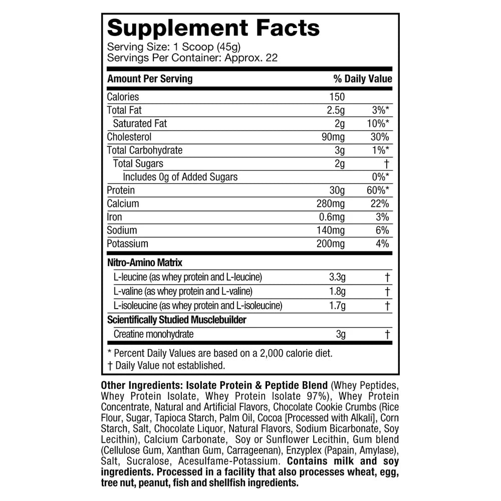 Nitrotech Whey Protein Muscletech