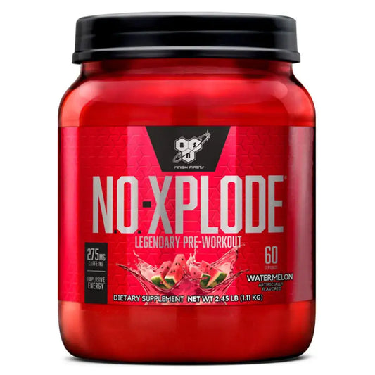 NO-Xplode pre-entreno sabor sandía, suplemento energético con cafeína para entrenamientos intensos