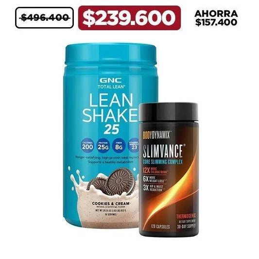 Combo Adelgazante Lean 1.83 lb GNC + Slimvance 120 Caps - Zona FIT