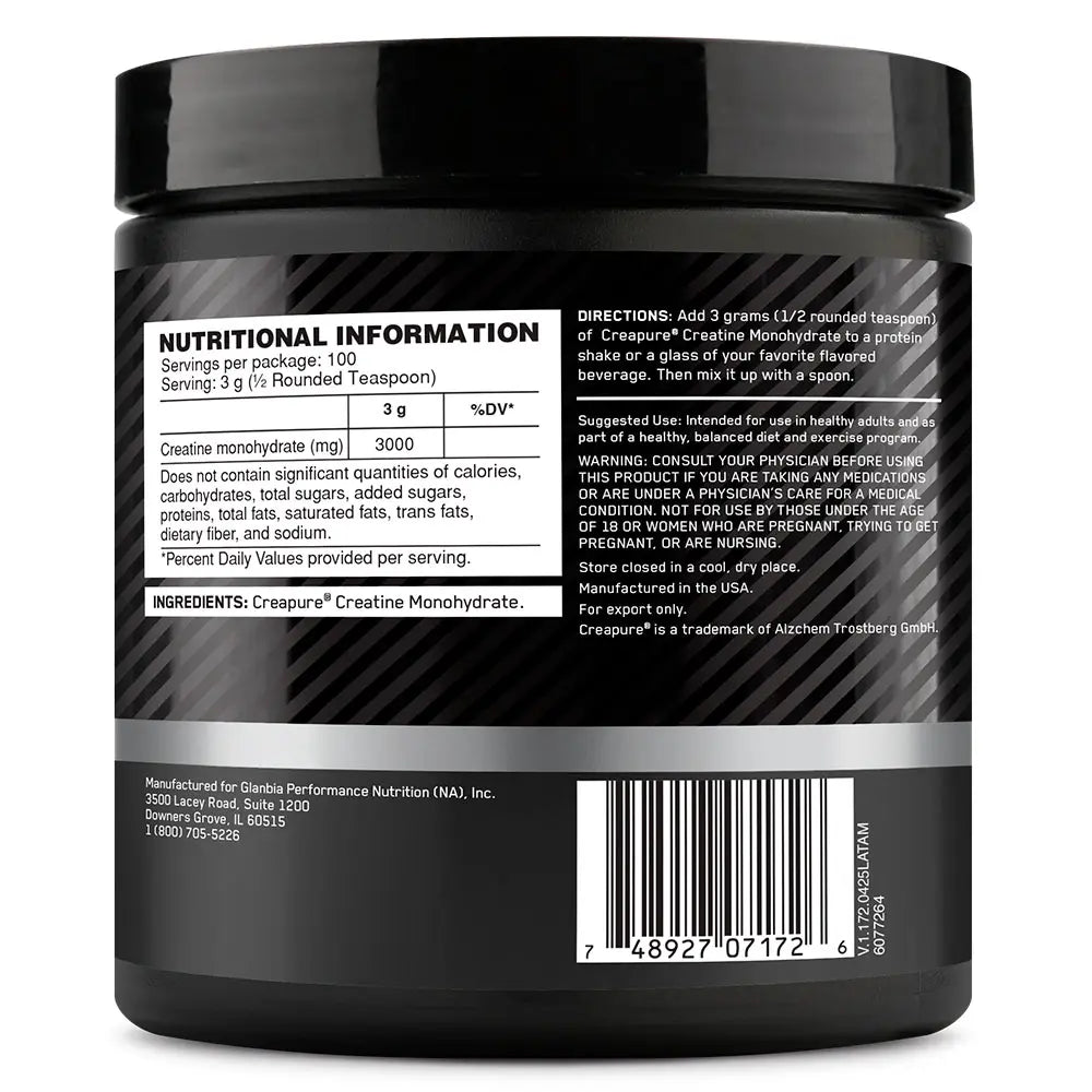 Platinum Creatine Monohydrate Optimum Nutrition