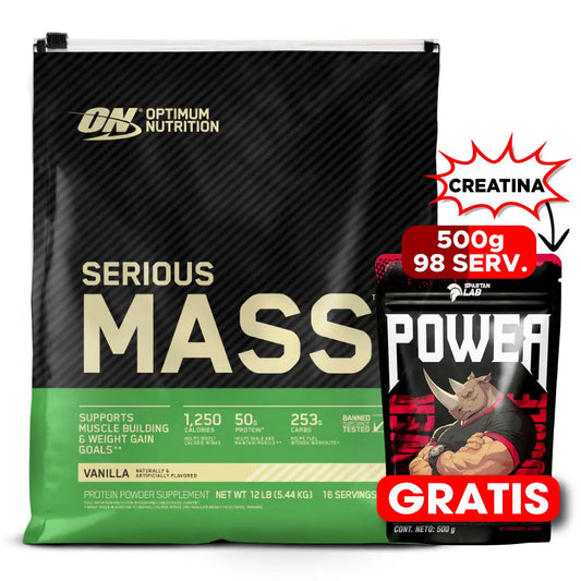 Serious Mass 12 lb + Creatina Power 500 g